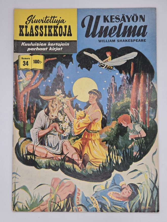 William Shakespeare - Kuvitettuja klassikkoja - Kesäyön