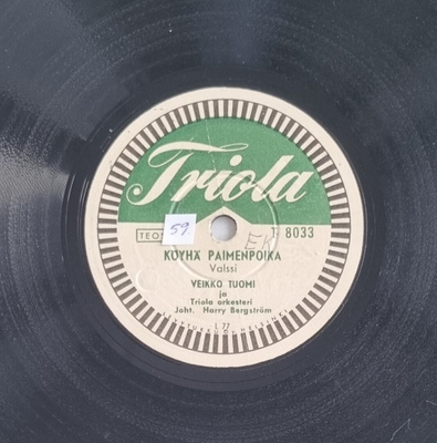 Savikiekko 1953 - Veikko Tuomi - Triola T 8033