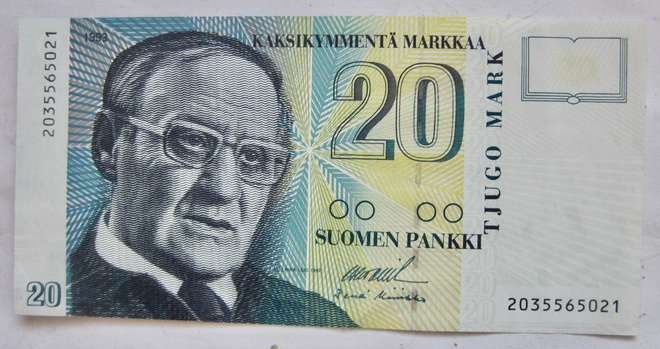 20 mk 1993 HYVÄ Lähes Pakkasileä