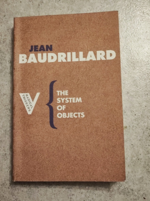 Jean Baudrillard The System of Objects