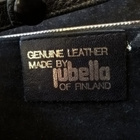 Jubella musta Vintage Nahkalaukku / Olkalaukku nahkaa - pikkukuva 4