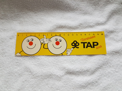 TAP Viivoitin vintage