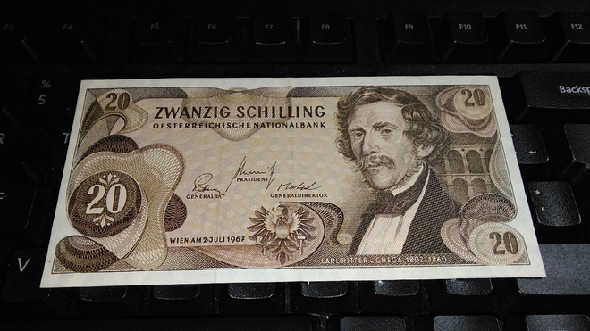 Austria Itävalta 20 Schilling 1967 sn831 aUNC
