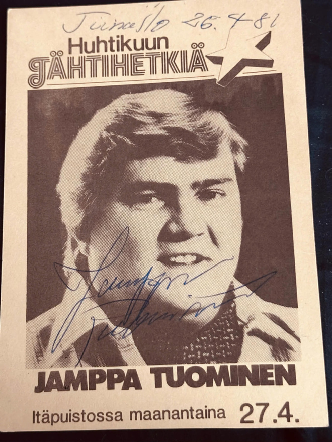Jamppa Tuominen nimikirjoitus mainos