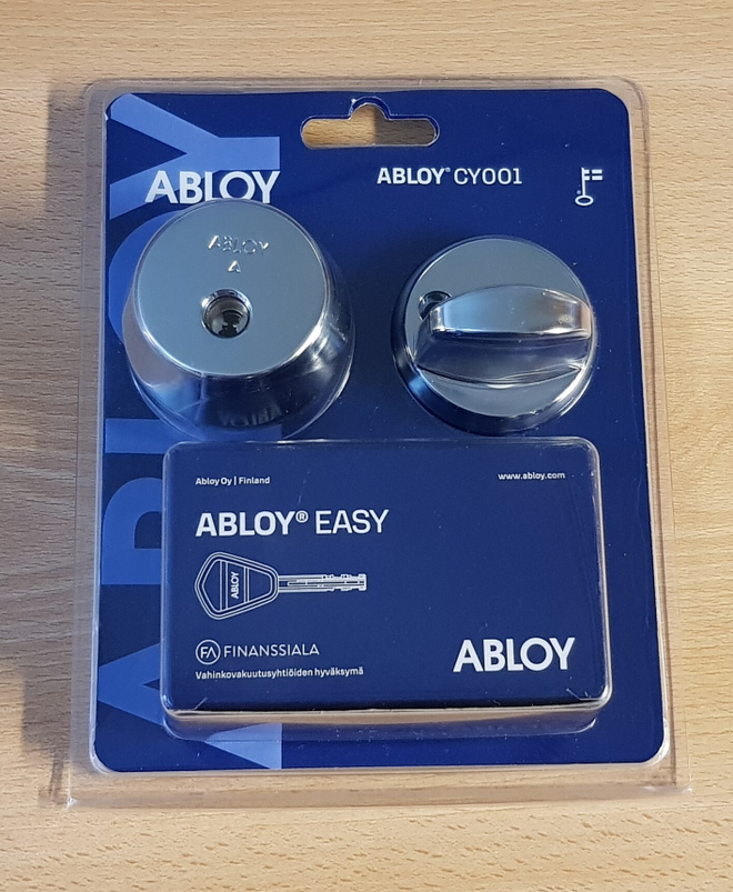 Avainpesä ABLOY EASY CY001J kromattu