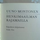Uuno Montonen - Henkimaailman Rajamailla Kirja - pikkukuva 2