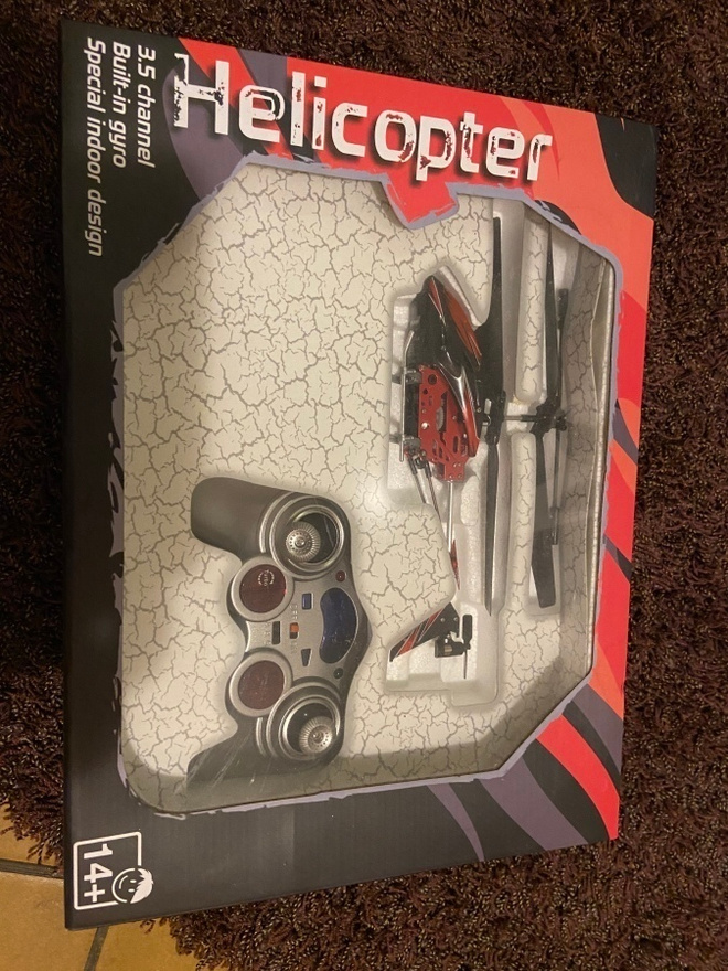 3.5 channel intra-red R/C helicopter helikopteri