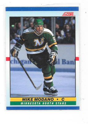 1990-91 Score Young Superstars #20 Mike Modano , Minnesota