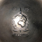 Interpol Helsinki 1963 OIPC ICPO stögis 13 cm / 76 g - pikkukuva 2