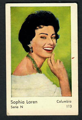 Keräilykuva - Sophia Loren Serie N 113 Columbia
