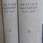 Valtionrautatiet 1912-1937 I-II. 617 + 886 s. Karttaliite. - pikkukuva 1