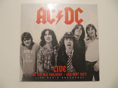 AC/DC Live At The Old Waldorf - 3rd Sept 1977 LP