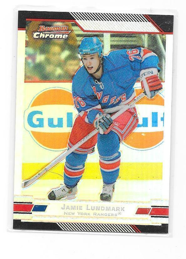 03-04 Bowman Chrome Refractor #23 Jamie Lundmark NYR /300