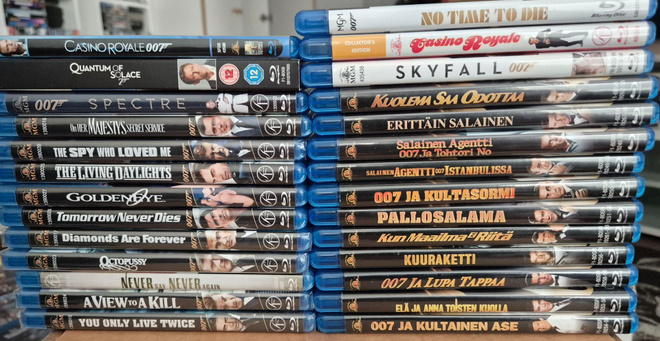 JAMES BOND 27 KPL -Blu-Ray