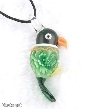 1106 .. Murano Käsityö Lampwork Taidelasi .. Kaulakoru