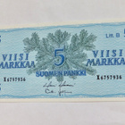 5 mk 1963 Litt B X-sarja PAKKASILEÄ - pikkukuva 1