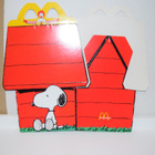 Mcdonalds's Happy meal laatikko tenavat ressu snoopy - pikkukuva 2
