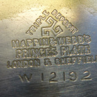 Lautanen LONDON Hopeoitu hieno vanha 29cm halk - pikkukuva 4