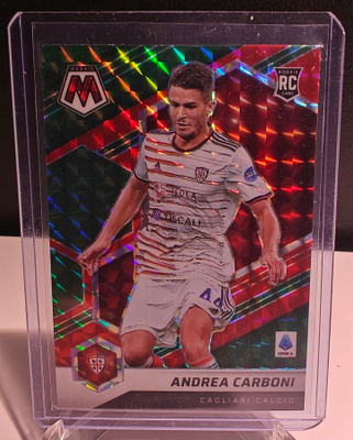 Andrea Carboni Rookie Card - Choice Red & Green Prizm