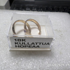 Komeat  uudet  korvakorut  18  K Kullattua  hopeaa - pikkukuva 5