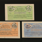 Itävalta Notgeld 10, 20, 50 Heller, Viehdorf 1920 - pikkukuva 1