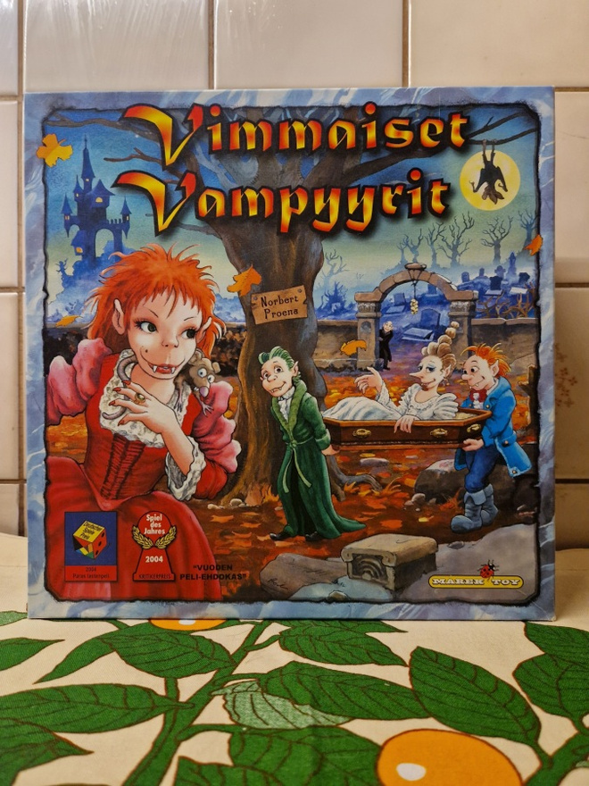Vimmaiset Vampyyrit lautapeli uudenveroinen