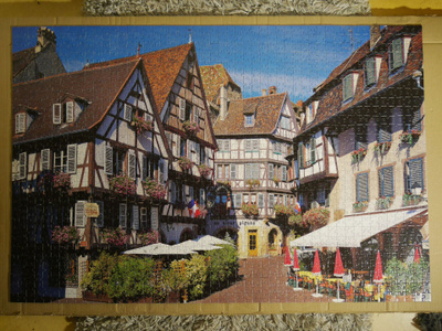 Palapeli 1500 p., Colmar, Elsass/Alsace