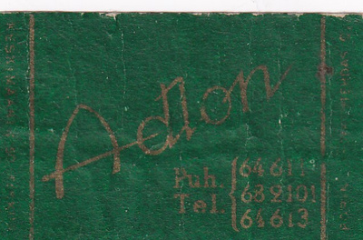Helsinki, Adlon.  s89
