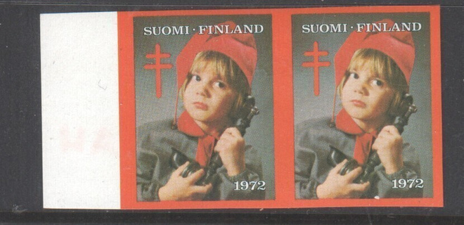 Tub joulumerkki 1972  Hammastamaton pari