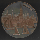 Mitali - Moskovan olympialaisten muistomitali 1980 Tallinna - pikkukuva 2