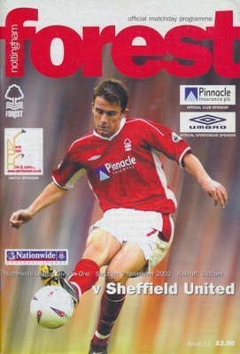 Jalkapallo otteluohjelma Nottingham Forest - Sheffield U