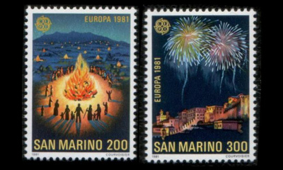 San Marino 1225-6 ** Europa (1981)