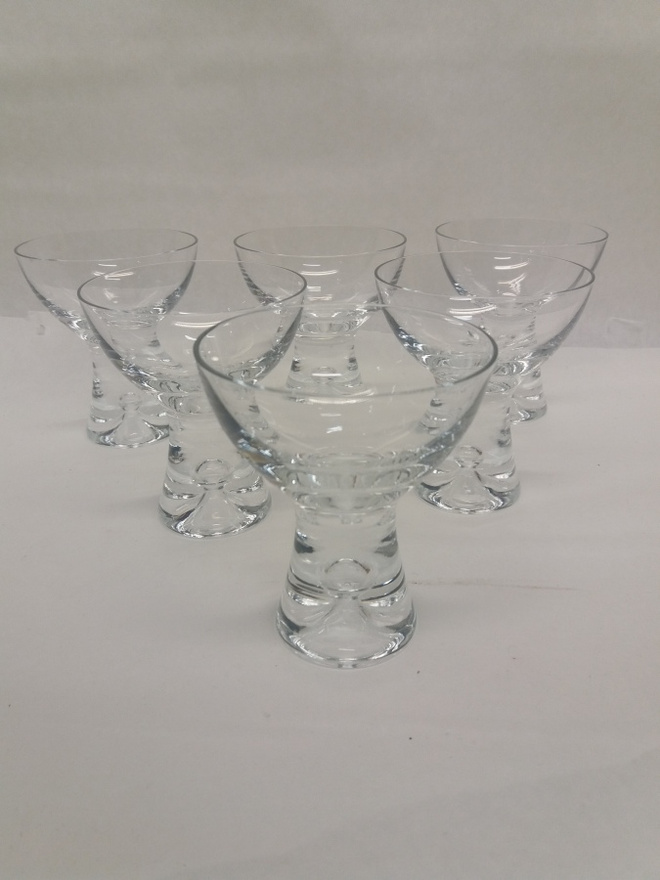 IITTALA, WIRKKALA, TAPIO -LIKÖÖRILASIT, 6 KPL