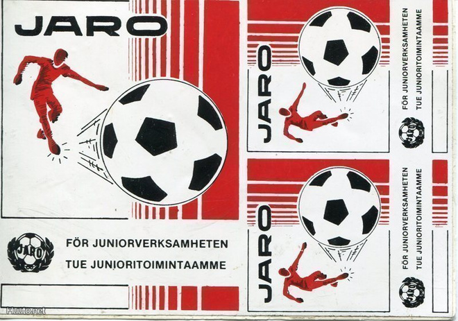 Retro - Vanha tarra - JARO - Tue junioritoimintaamme
