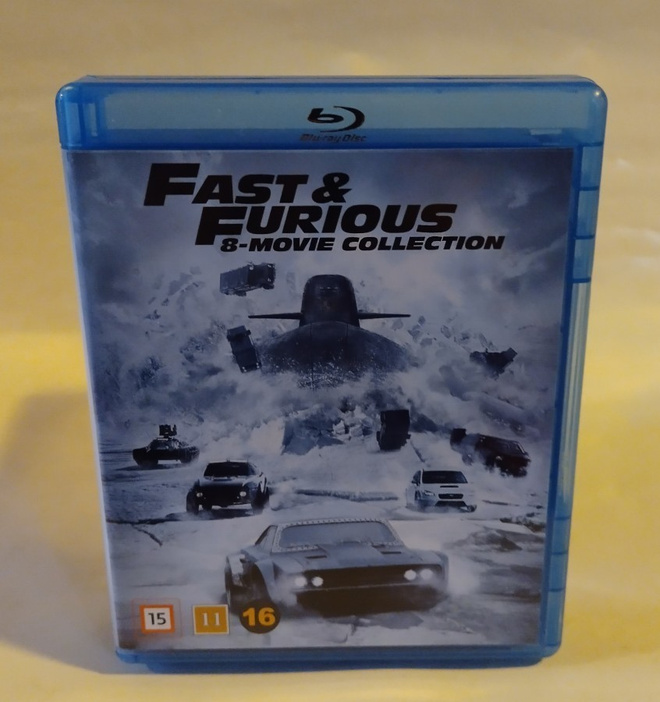 FAST & FURIOUS 8-MOVIE COLLECTION  (BD)