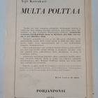 Yrjö Koivukari : Multa polttaa (signeerattu) - pikkukuva 2