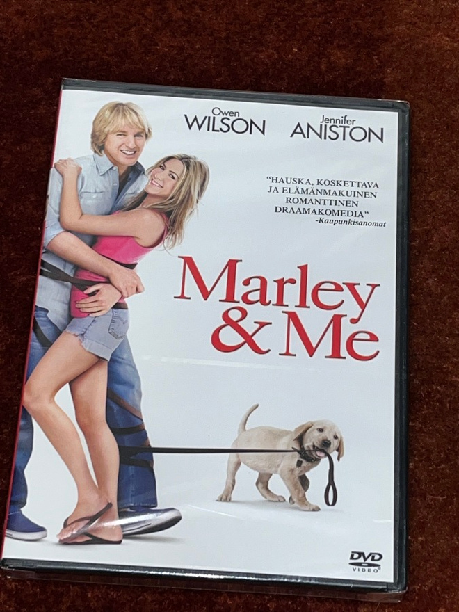 MARLEY & ME - DVD - UUSI - jennifer aniston