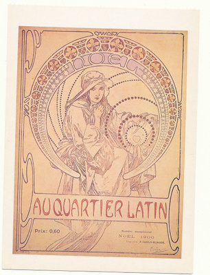 A MUCHA - taidekortti