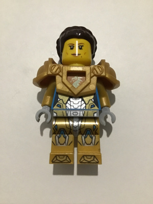 Lego minifiguuri - Nexo Knights - Queen Halbert - Pearl Gold