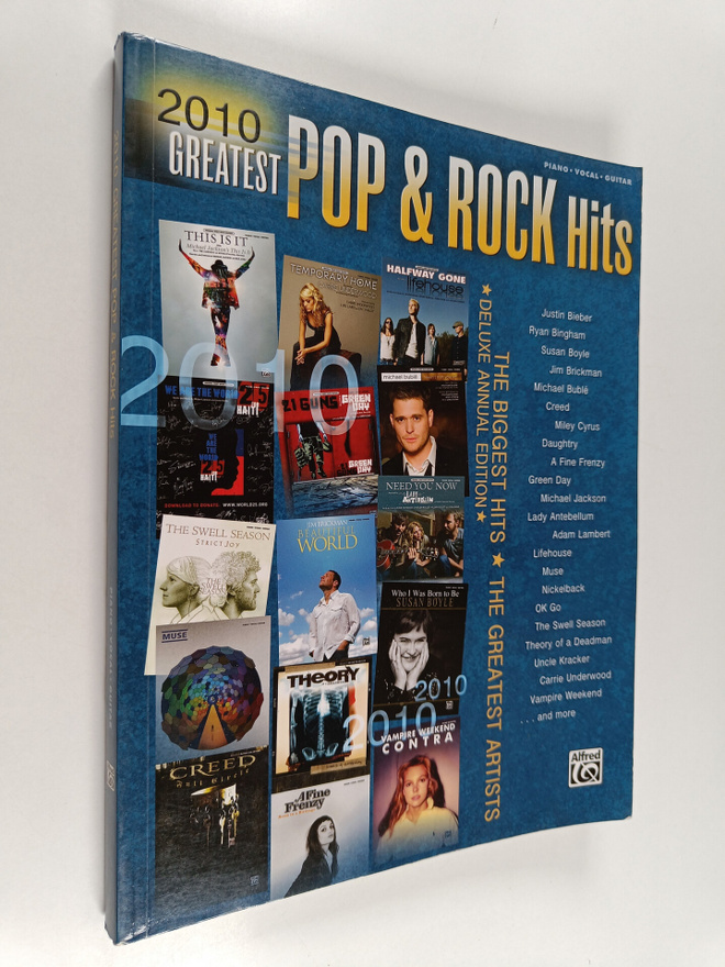 2010 Greatest Pop & Rock Hits - Piano, Vocal, Guitar
