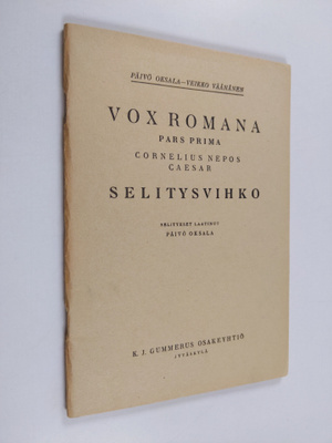 Konrad Westergren ym. : Vox Romana - Pars prima ; Corneli...