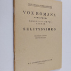 Konrad Westergren ym. : Vox Romana - Pars prima ; Corneli... - pikkukuva 1