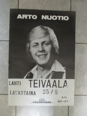 ARTO NUOTIO - vanha orig keikkajuliste
