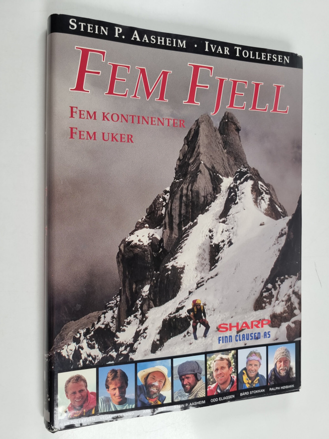 Stein P. Aasheim ym. : Fem fjell (signeerattu)