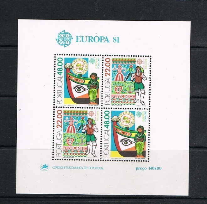 Portugal 1981 - Europa CEPT blokki ++