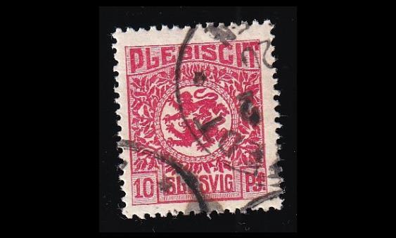 Slesvig 4 o Vaakuna 10 Pf (1920)