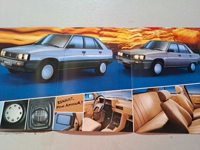 Renault 9 ja 11 Broadway -esite, 1986