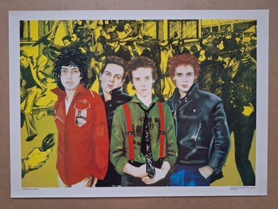 Clash Juliste 41*30 cm Vuodelta 1979 Uusi