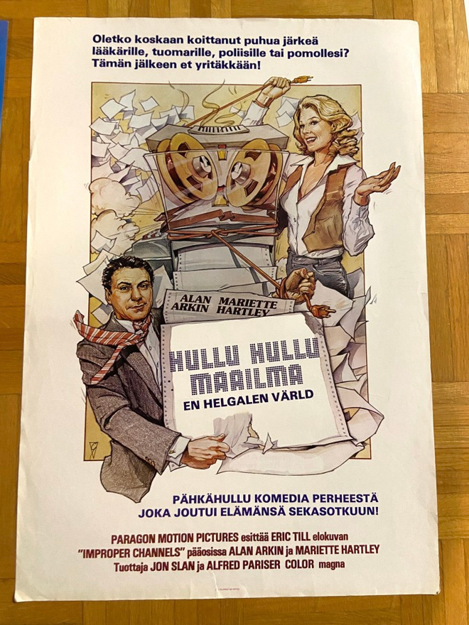Vanha elokuvajuliste: Hullu hullu maailma