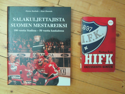 HIFK 2 kirjaa katso kuvasta